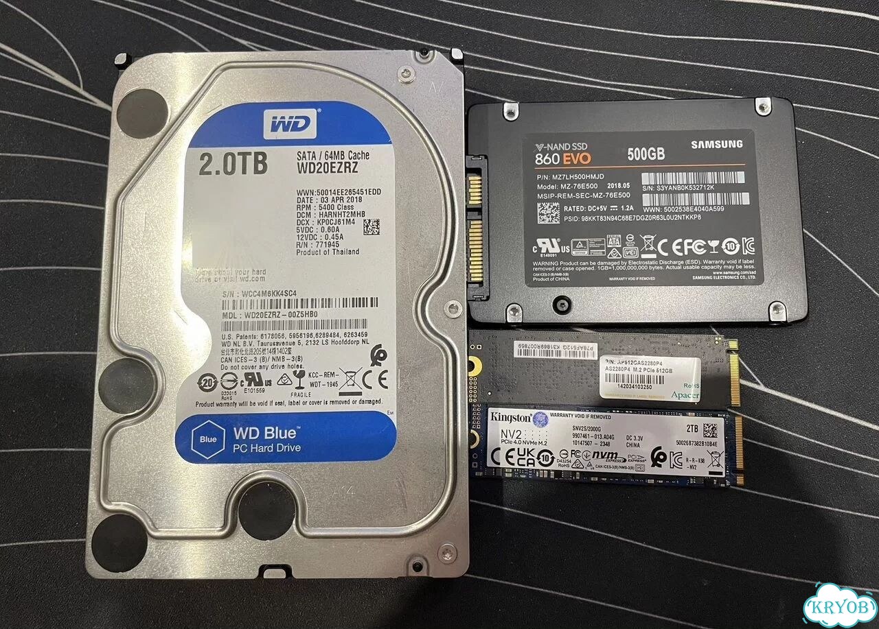 Жесткий диск 2 тб, ssd 500gb, m2 2tb, m2 512gb фото 1