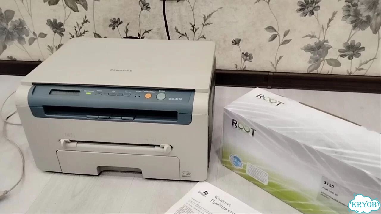 Принтер мфу лазерный samsung scx-4220 пробег 6007с фото 1