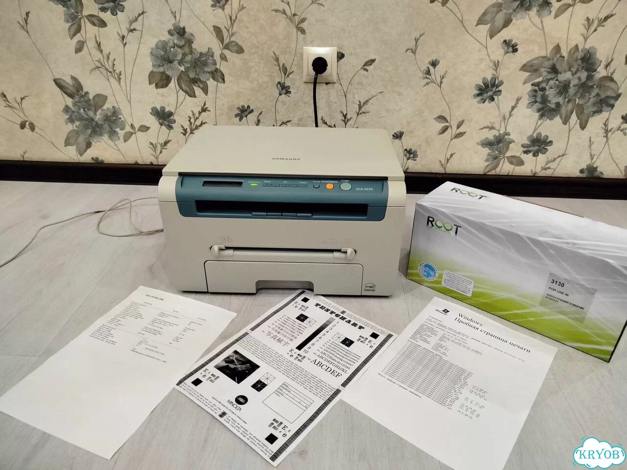 Принтер мфу лазерный samsung scx-4220 пробег 6007с фото 2