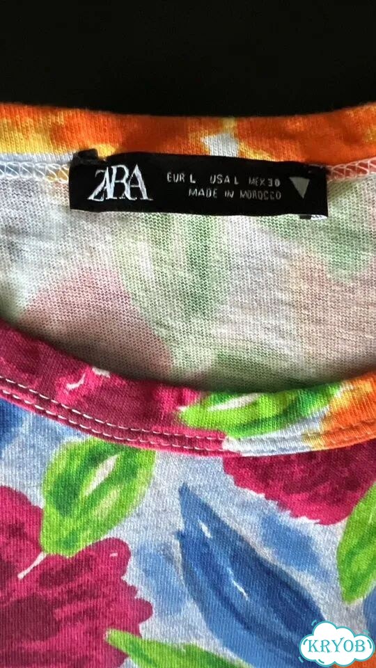 Футболка женская Zara, S/M фото 2