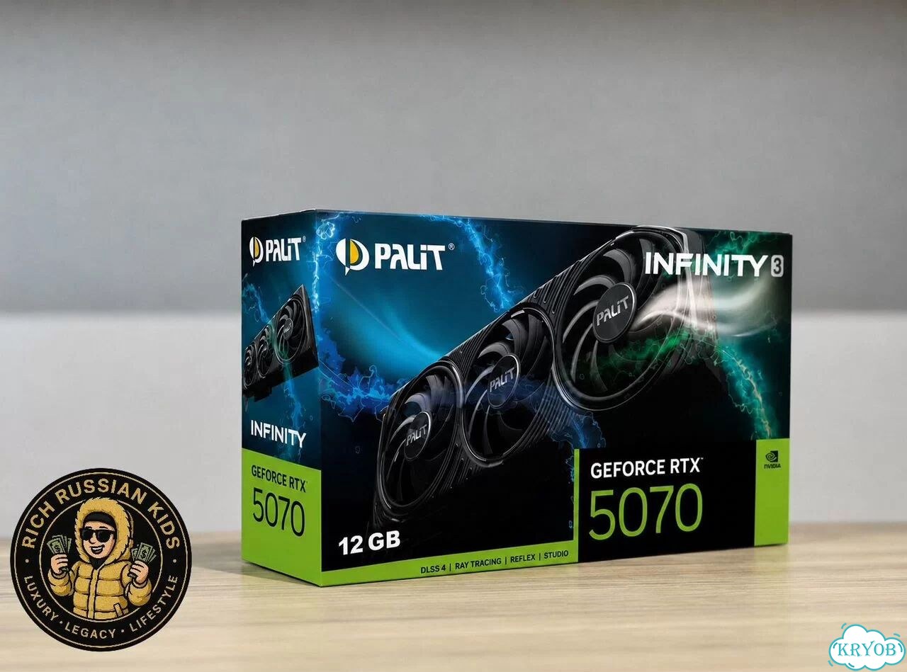 Видеокарта Palit Geforce RTX 5070 infiniti 3 12gb фото 1