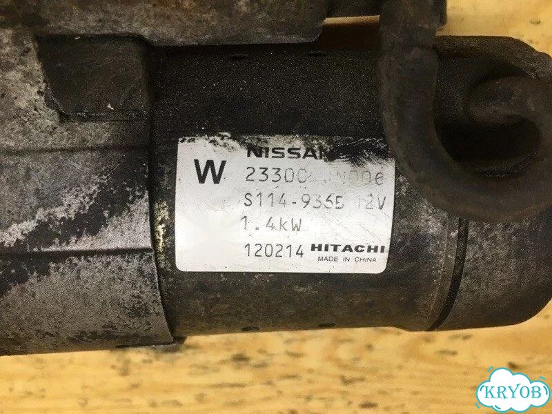 Стартер nissan teana J32 VQ25DE 2012 фото 2