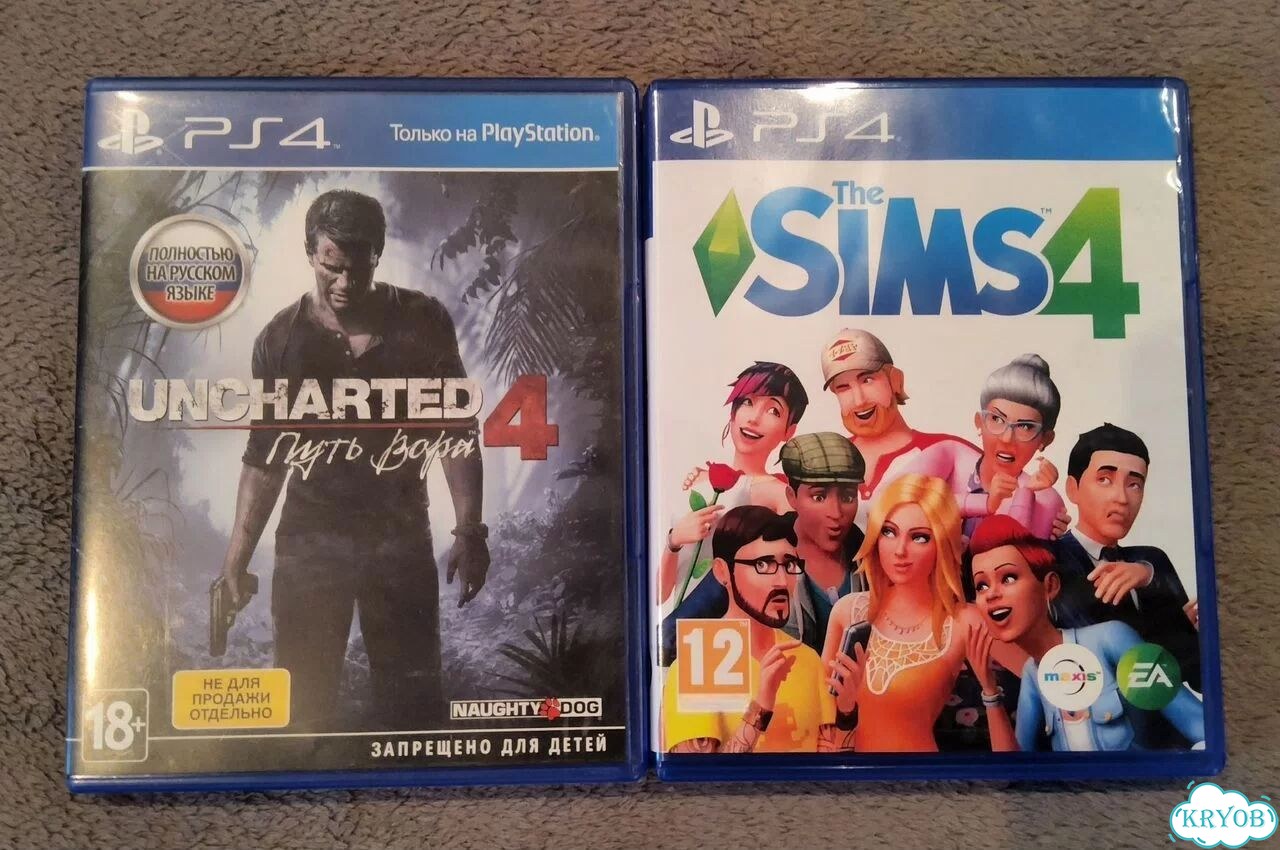 Диски для ps4, sims4, uncharted 4 фото 1