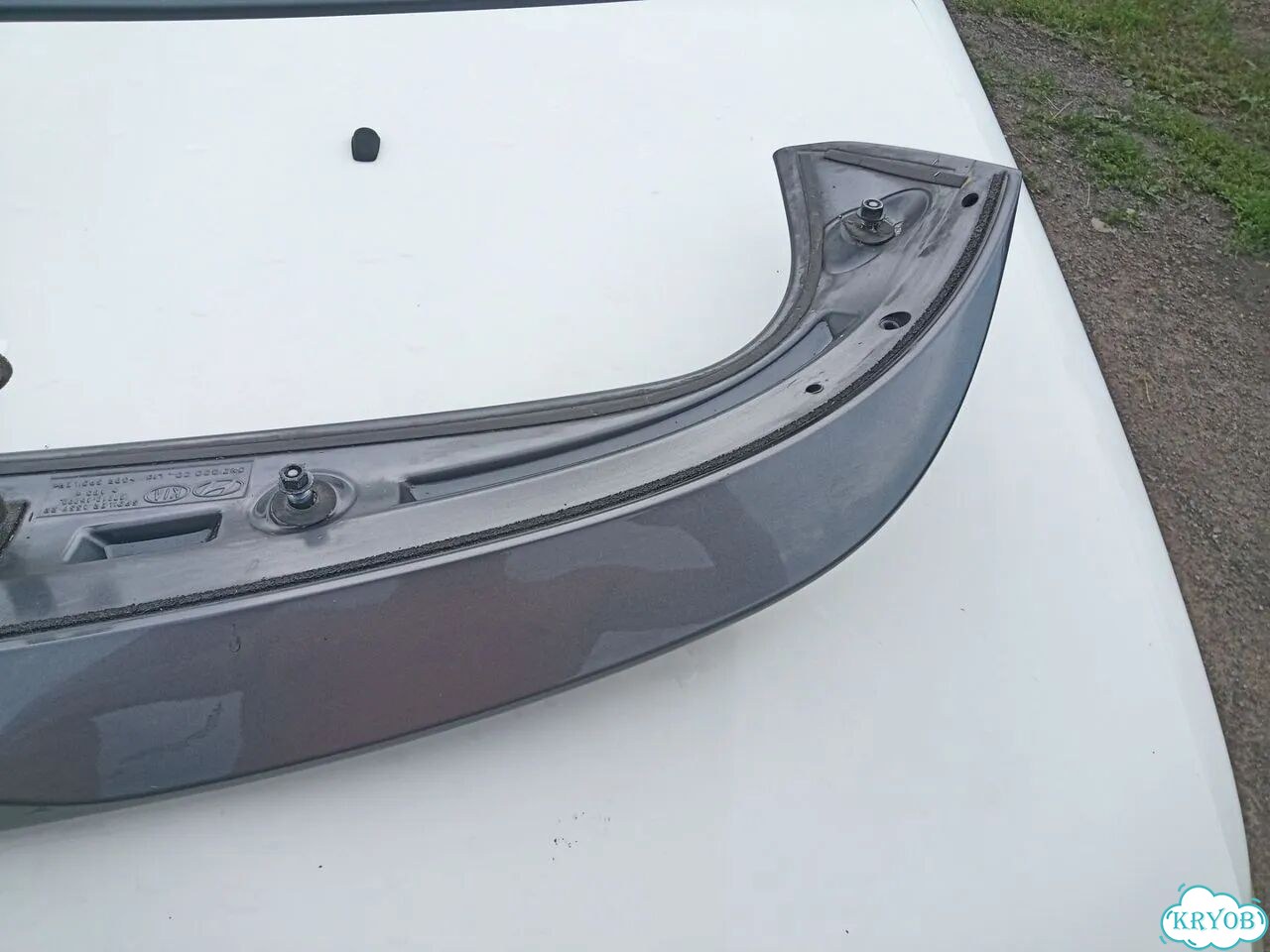 Спойлер на kia rio 3 фото 2