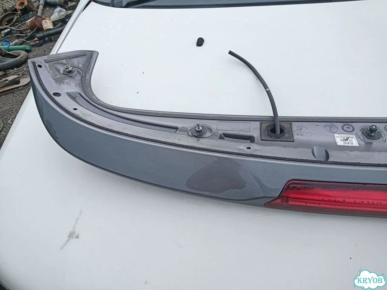 Спойлер на kia rio 3 фото 3