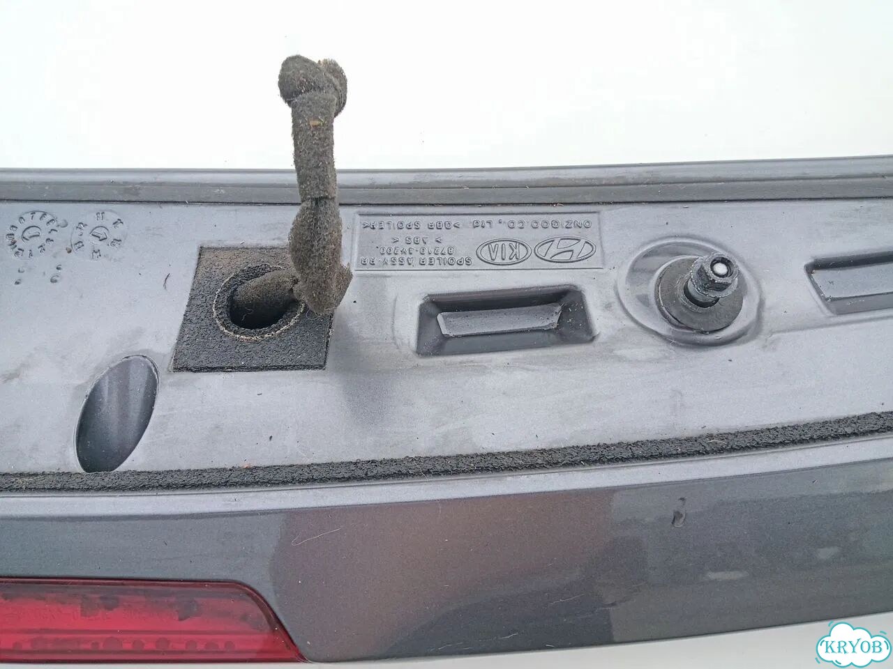Спойлер на kia rio 3 фото 5