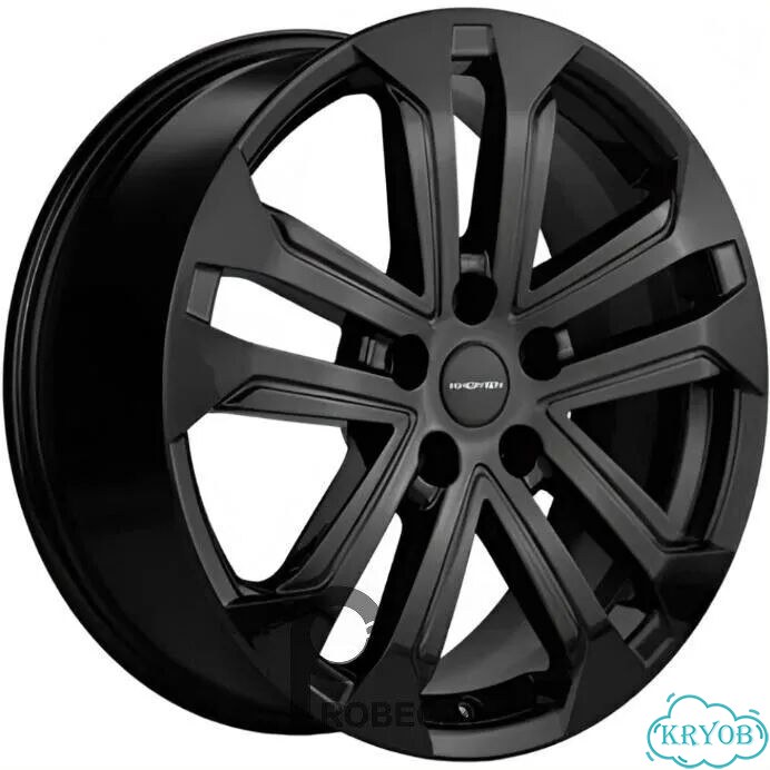 Khomen KHW 1803 7x18 5*114.3 ET45 DIA60.1 Black Л фото 1