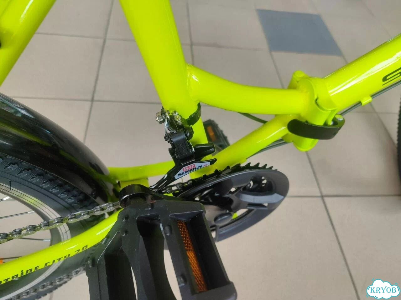Велосипед Sportride City 20 21 ск зеленый фото 8