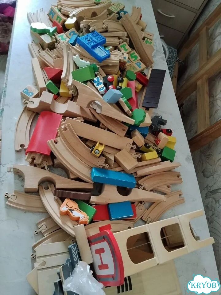 Деревянная железная дорога IKEA фото 1