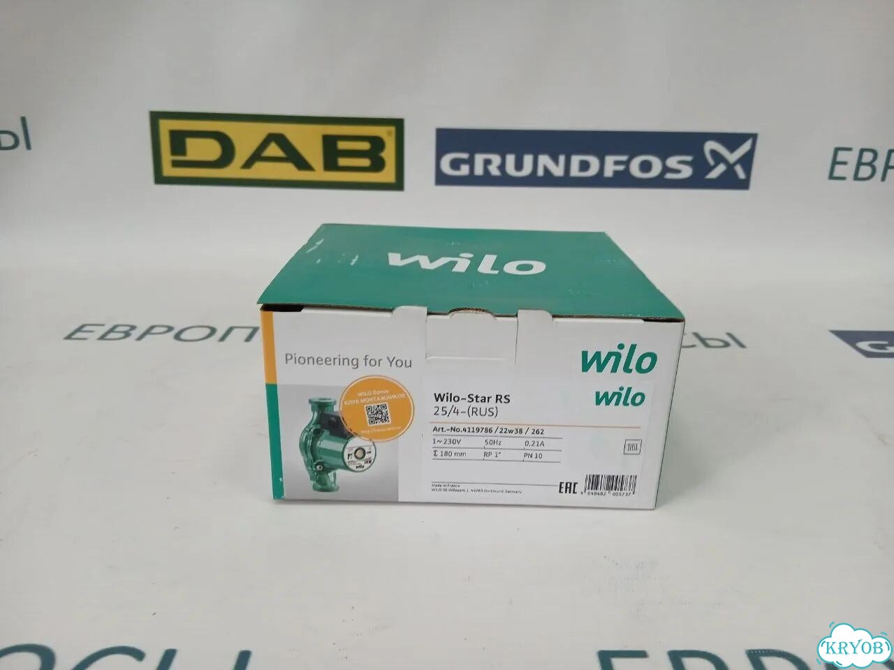 Циркуляционный насос Wilo Star-RS 25/4 с гайками фото 6