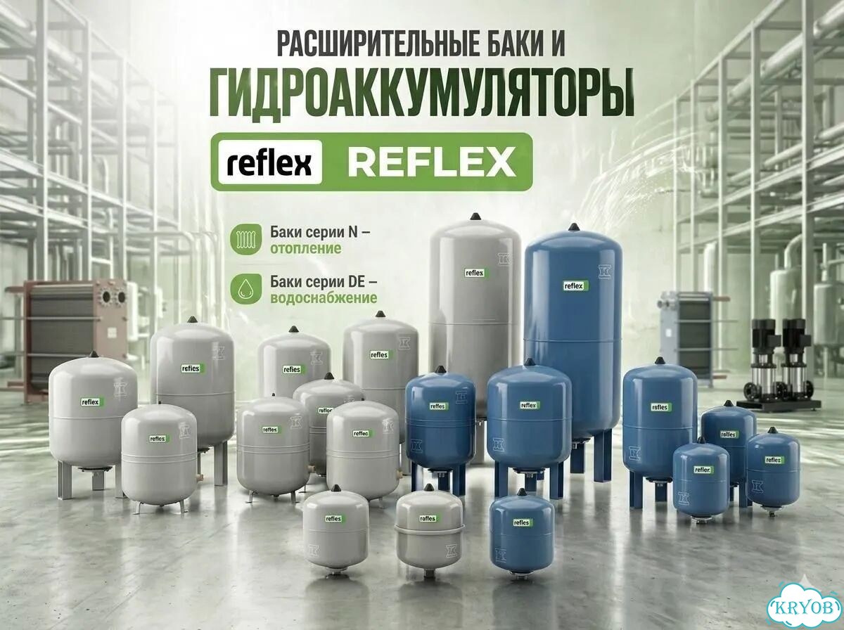 Reflex расширительные баки серии N и DE фото 1