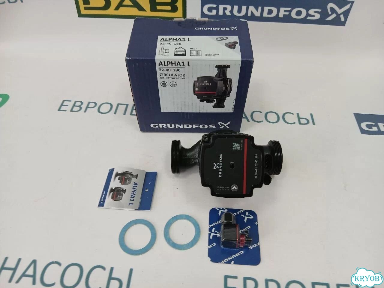 Циркуляционный насос Grundfos Alpha 1 L 32-40 180 фото 1