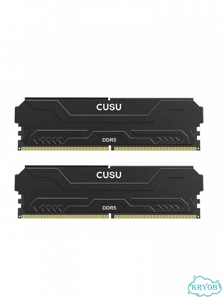 Память DDR5 32 GB 2* 16 гб 6000 MHz cusu новая фото 1