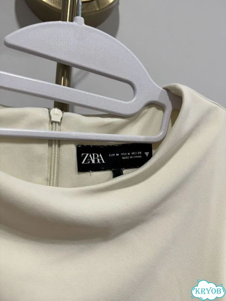 Платье zara со сборкой фото 4