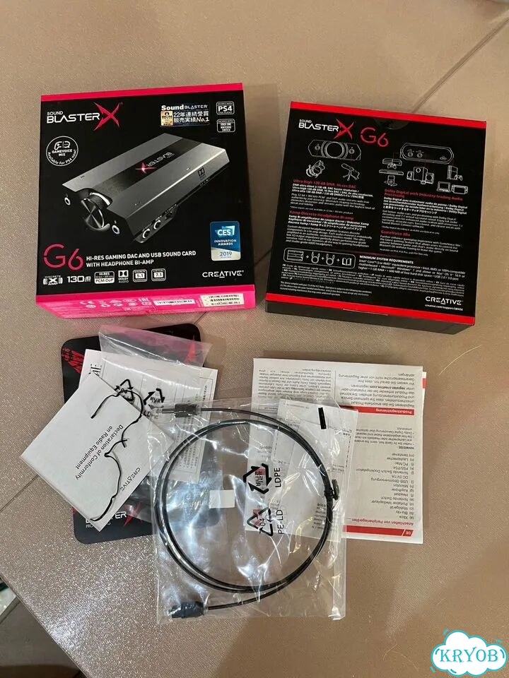 Внешняя звуковая карта Creative Sound BlasterX G6 фото 2