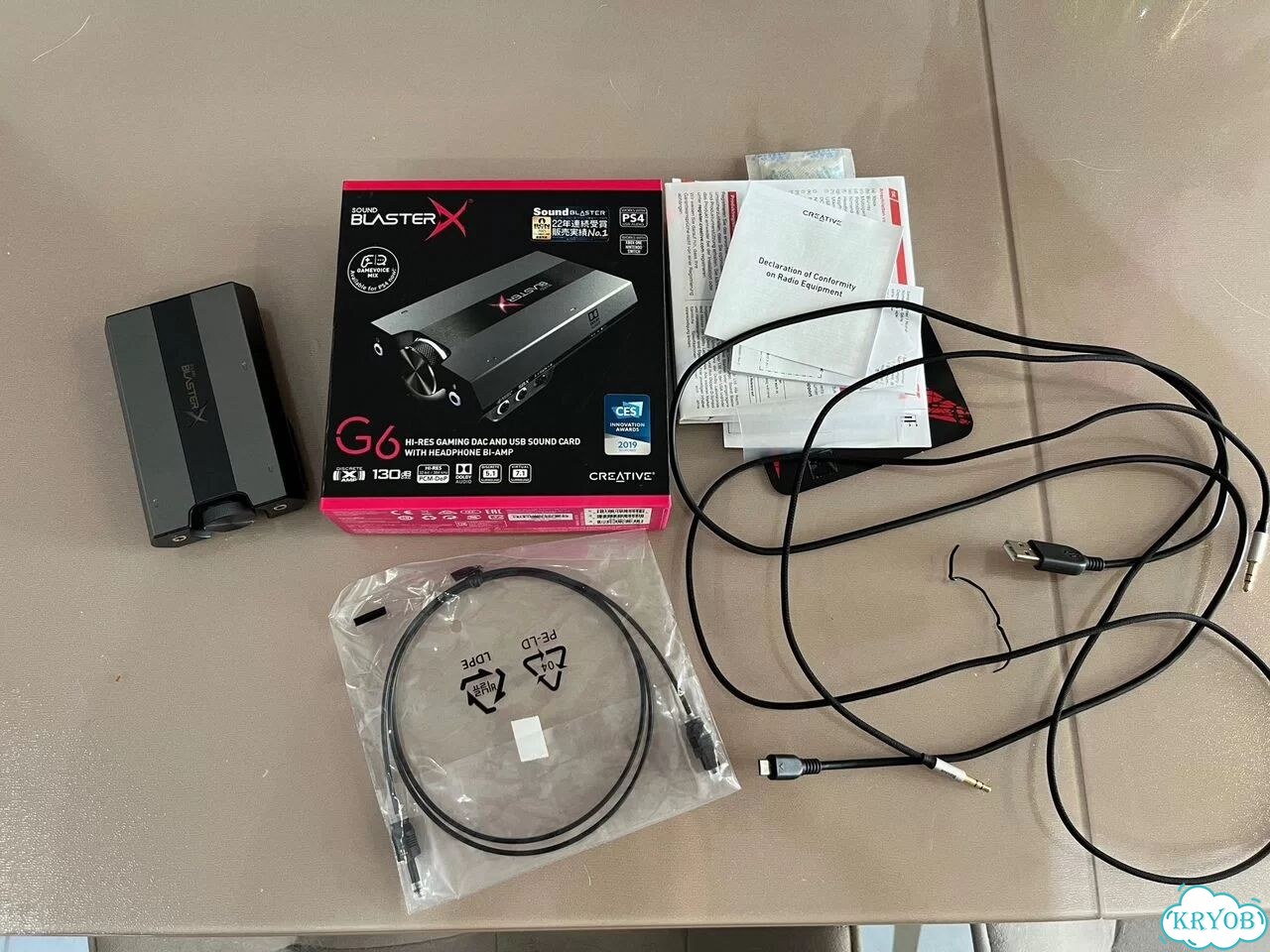 Внешняя звуковая карта Creative Sound BlasterX G6 фото 3