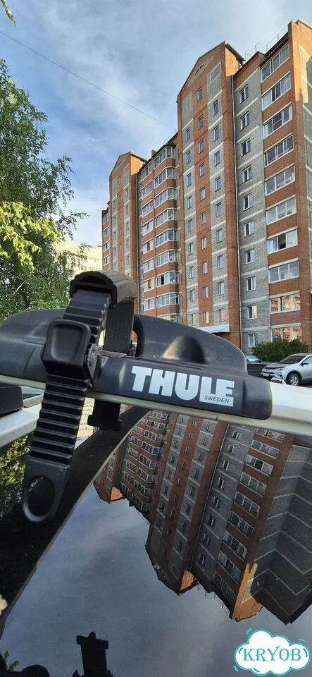 Велокрепление на крышу thule фото 4