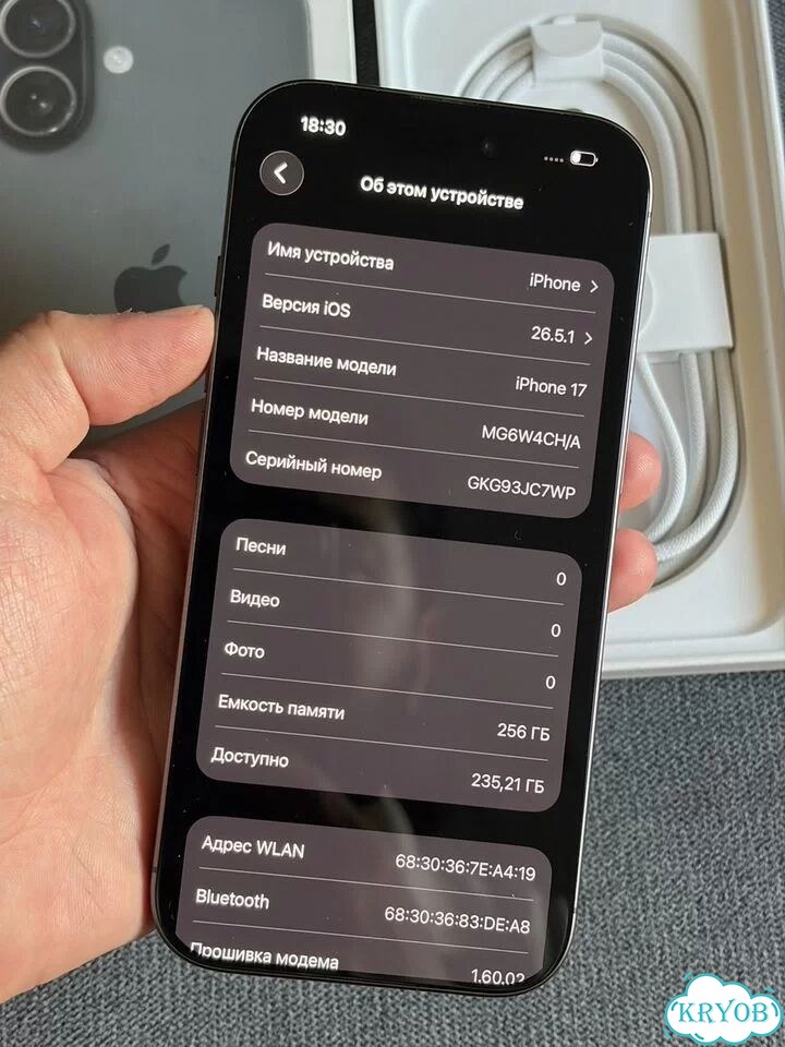 iPhone 17, 256 ГБ, 2 SIM фото 7
