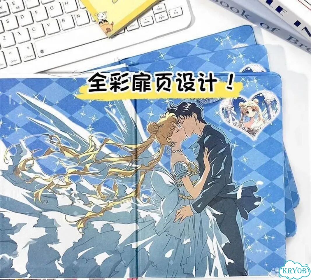 Манга Sailor Moon 1 том, Блокнот Sailor Moon+ручка фото 3