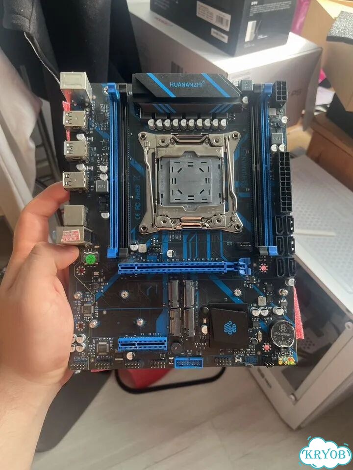 Материнская плата x99 QD4 + процессор e5-2666v3 фото 2