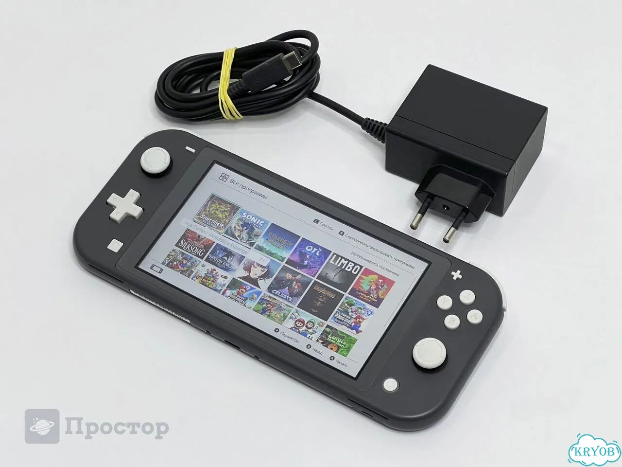Nintendo Switch Lite Gray (Чипован, 128 гб) фото 3