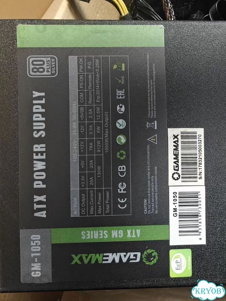 Блок питания для пк 1000w Gamemax фото 4
