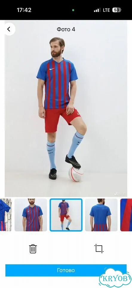 Nike Футболка Джерси Оригинал Новая Barcelona фото 5