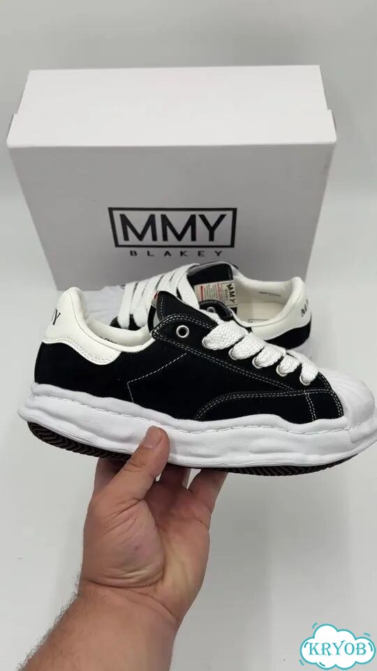 Кеды maison mihara yasuhiro mmy blakey black фото 1