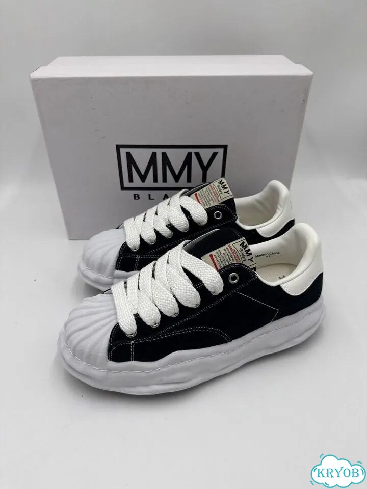 Кеды maison mihara yasuhiro mmy blakey black фото 2