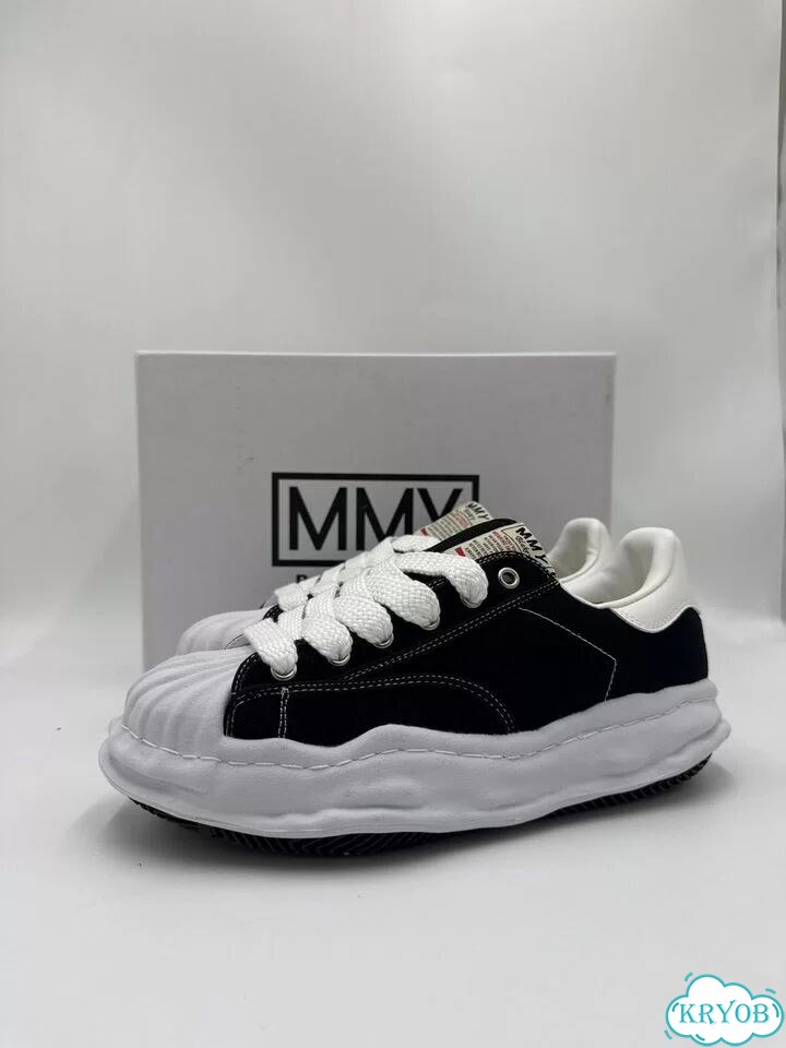 Кеды maison mihara yasuhiro mmy blakey black фото 6