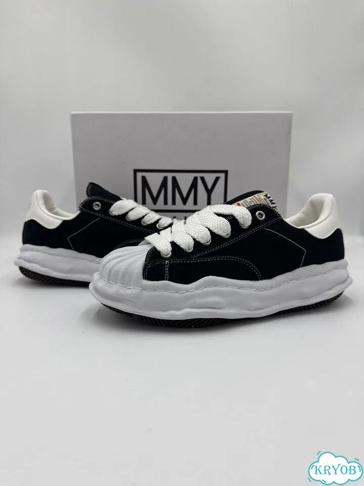 Кеды maison mihara yasuhiro mmy blakey black фото 8