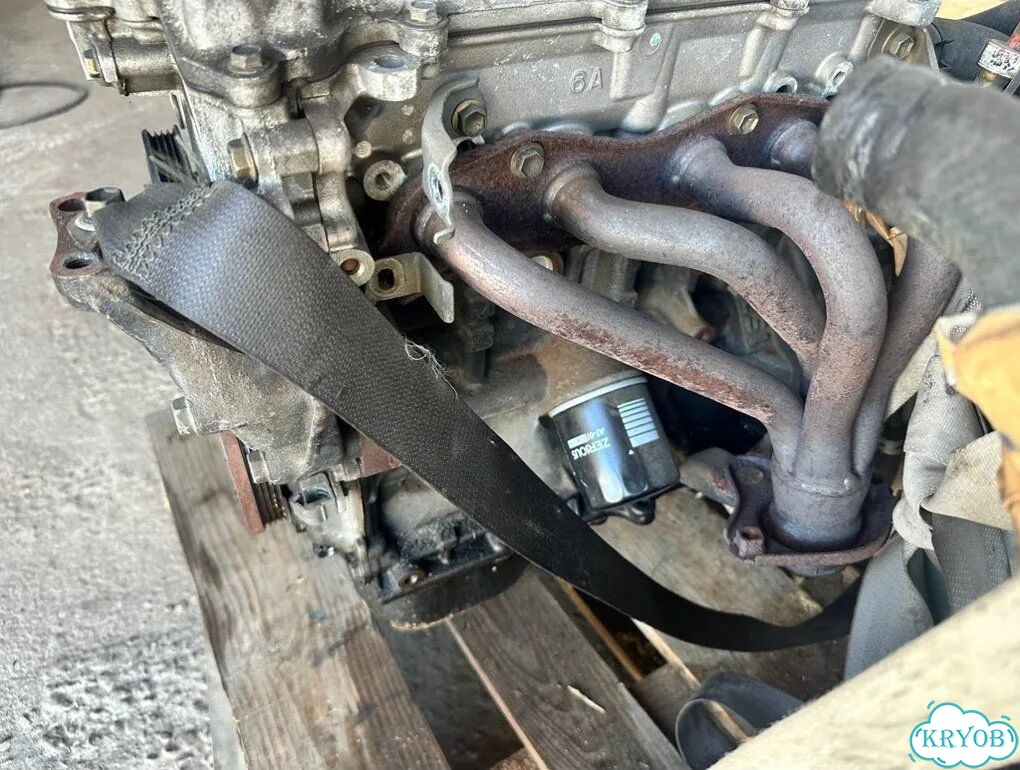 Двигатель Toyota Vitz SCP10 1SZ-FE 2001 фото 2