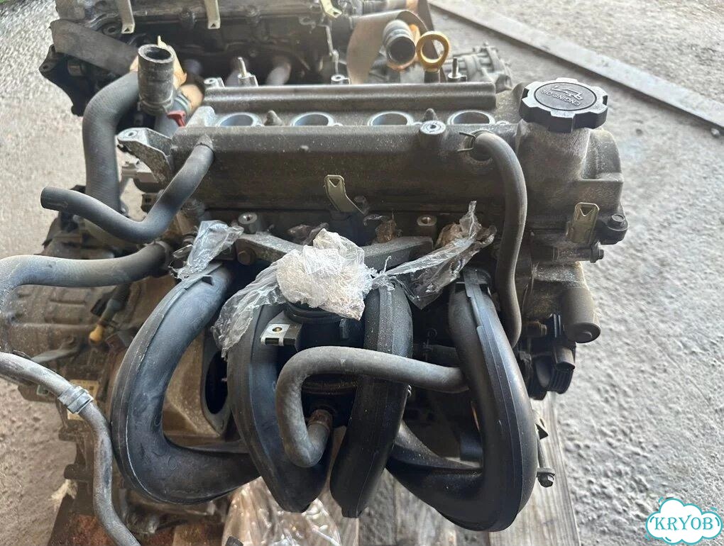Двигатель Toyota Vitz SCP10 1SZ-FE 2001 фото 6