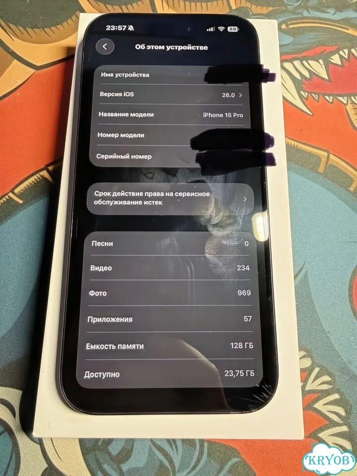 iPhone 15 Pro, 128 ГБ, SIM + eSIM фото 6