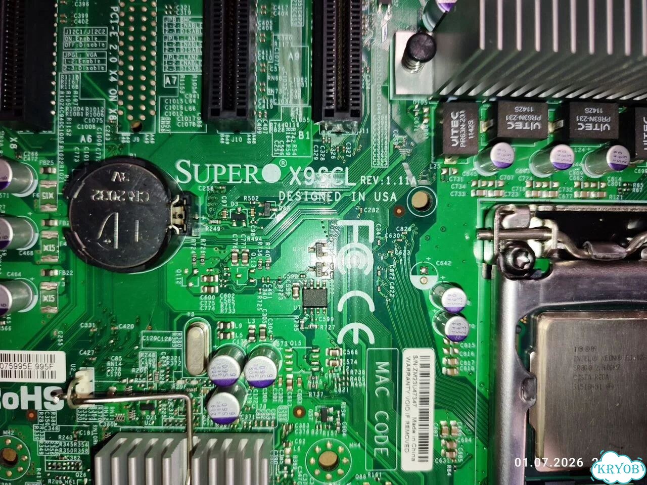 Материнская плата supermicro x9scl фото 2