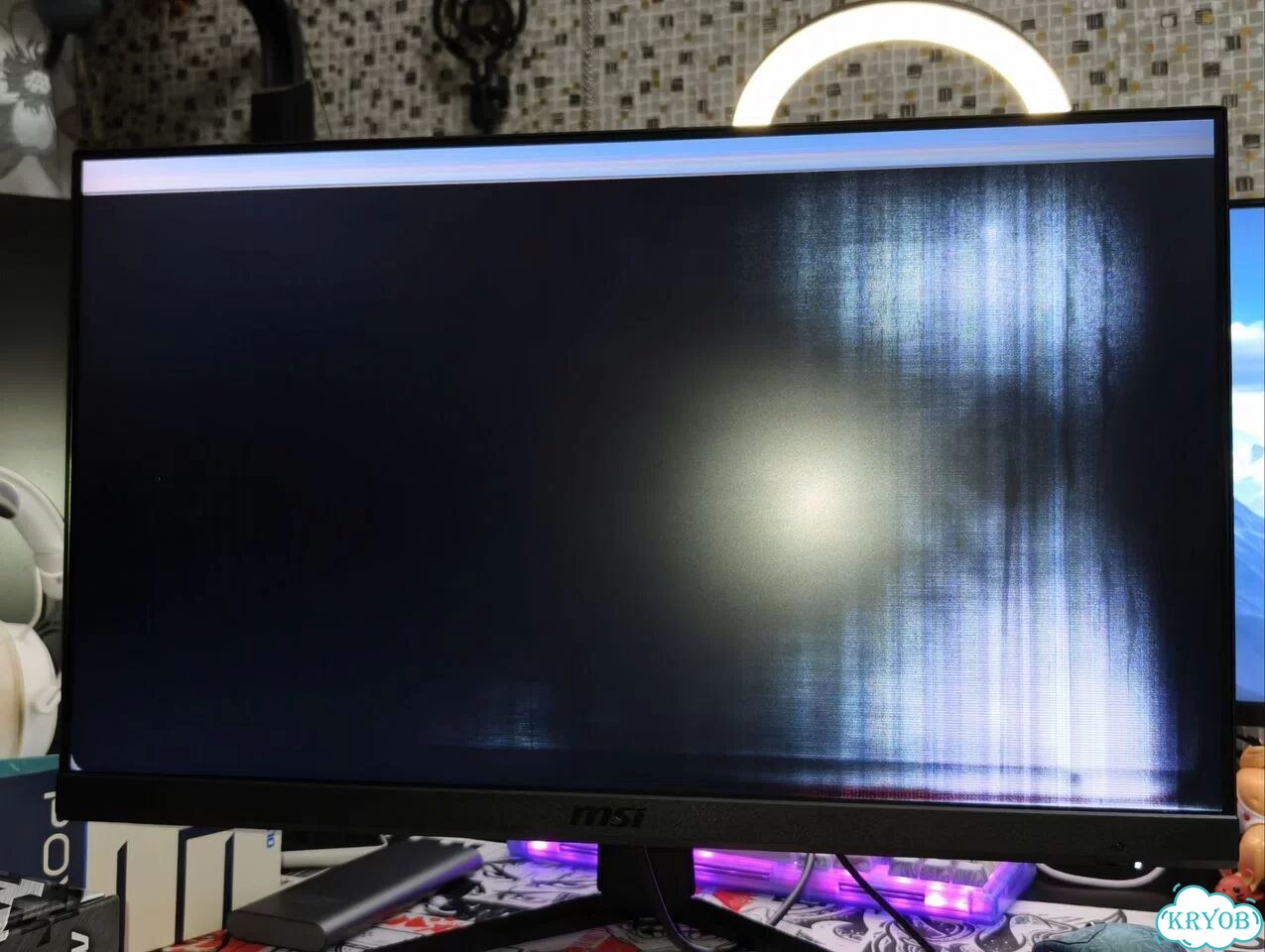 Монитор msi optix g242 на запчасти- восстановление фото 5