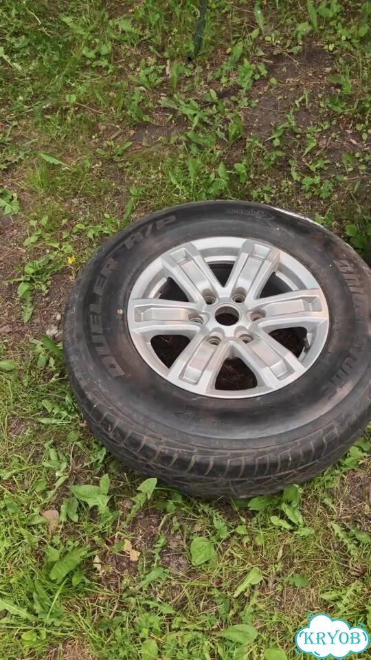 Летние колеса Bridgestone 245/70 R16 литье фото 1