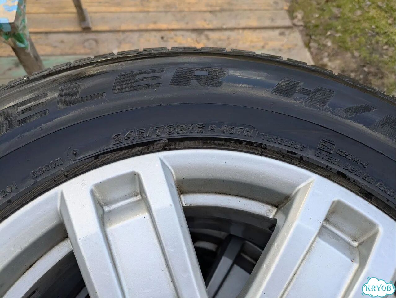 Летние колеса Bridgestone 245/70 R16 литье фото 6