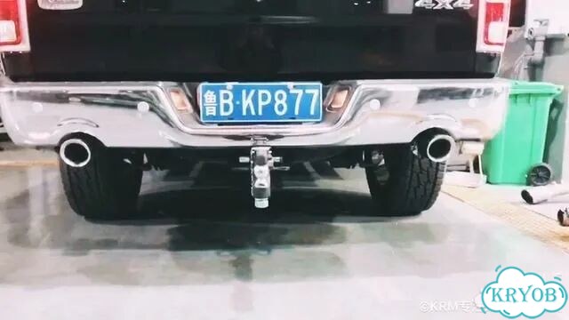 Выхлоп с заслонками на Dodge Ram 5.7L фото 2