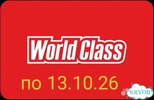 Клубная карта в World Class 3 мес 12 дн Красноярск фото 1