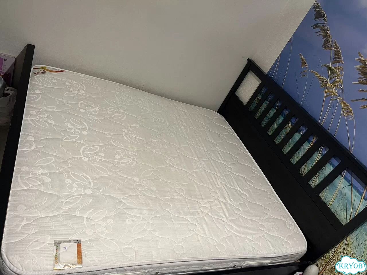 Кровать двуспальная 180×200 Hemnes IKEA фото 1