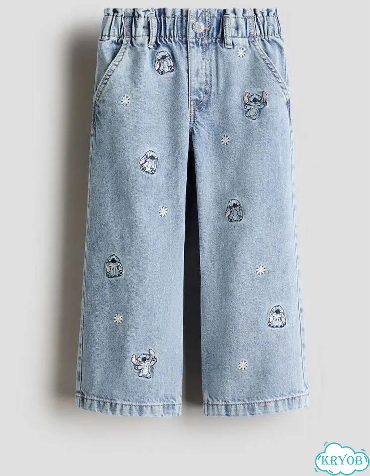 Джинсы со стичем H&M 122,128,134 новые фото 1