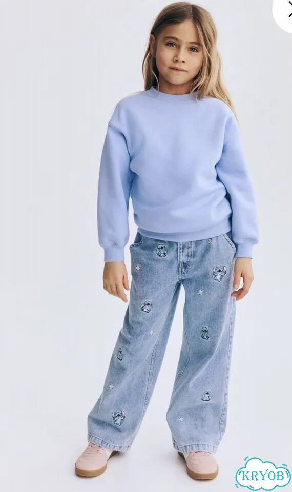 Джинсы со стичем H&M 122,128,134 новые фото 2