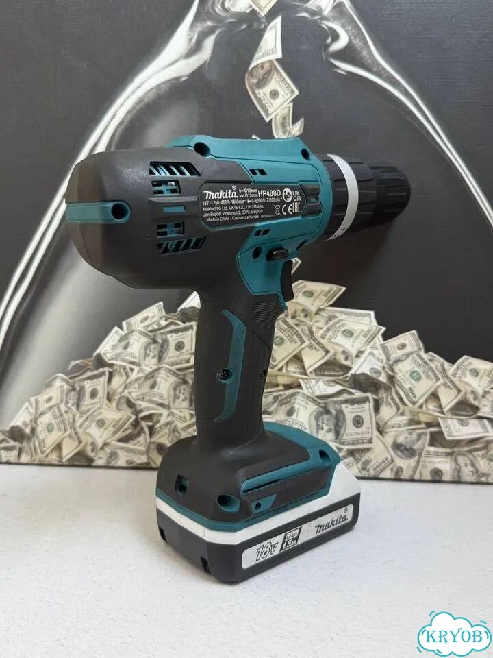 Аккумуляторная дрель-шуруповерт Makita HP488D фото 2