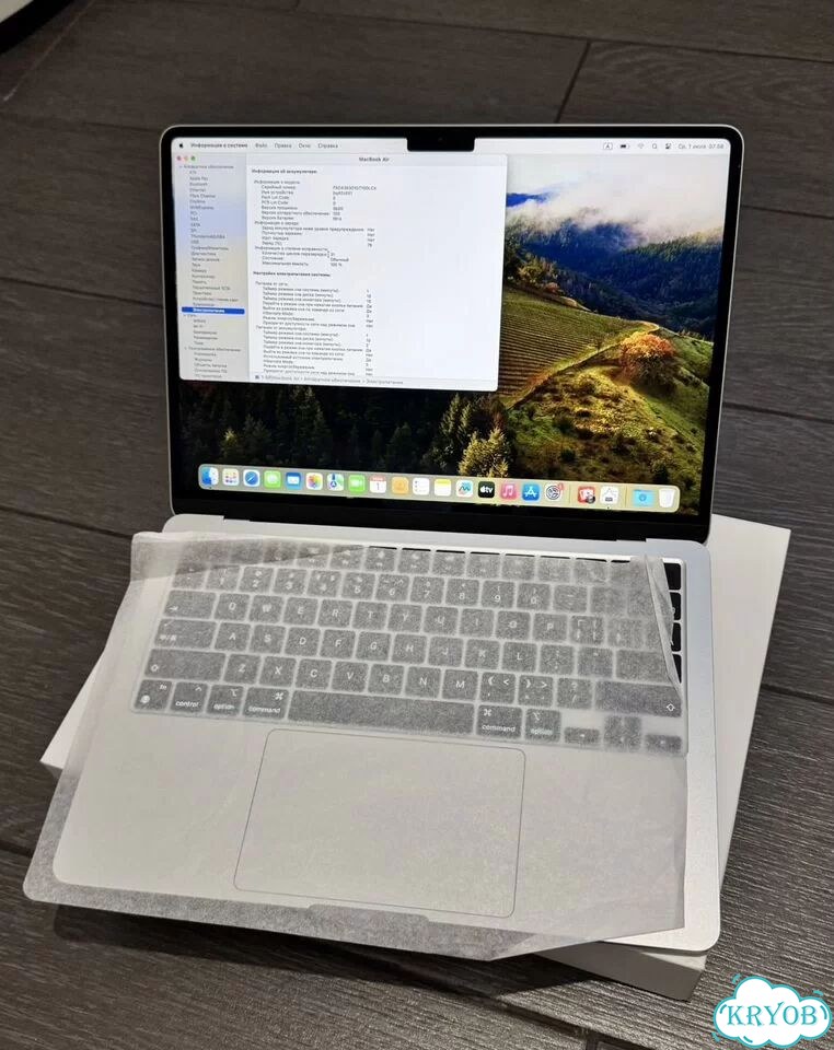 MacBook Air m2 8/256 100% батарея фото 4