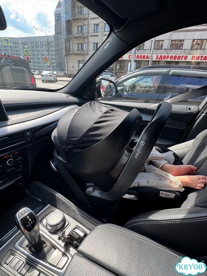 Автолюлька cybex cloud q с базой isofix фото 6