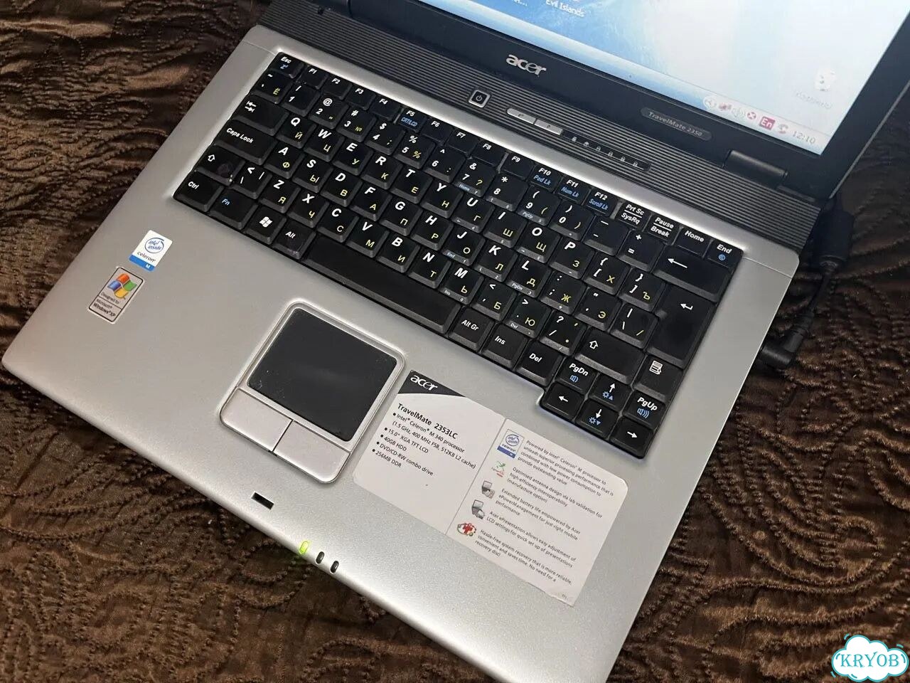Ретро Y2K Ноутбук Acer TravelMate 2350 с играми фото 3