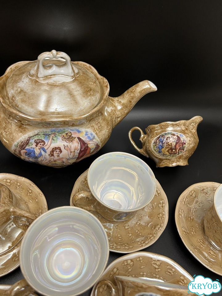 Сервиз фарфор Пикантные сцены Россия 90 г фото 9