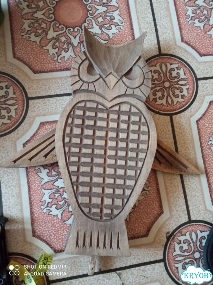 Винтажное панно Сова фото 1