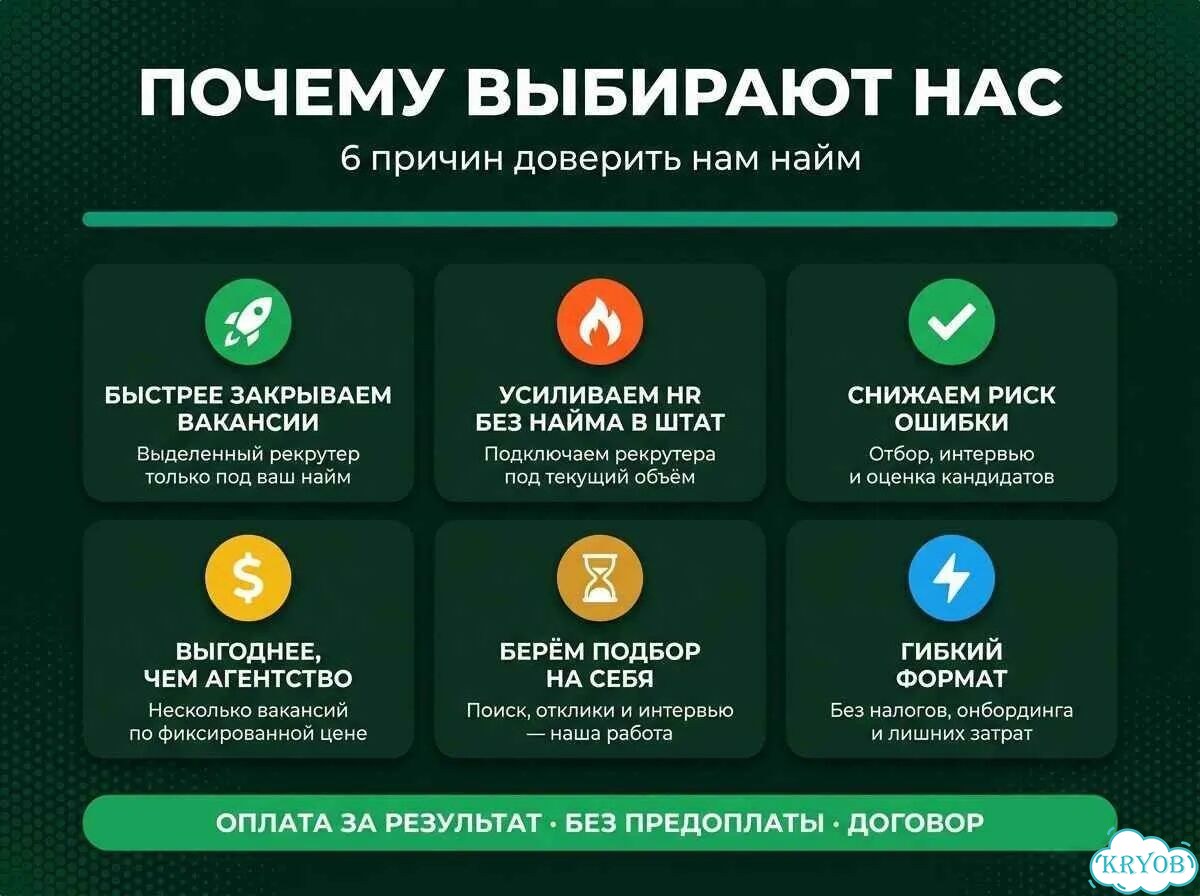 Подбор персонала под ключ с гарантией фото 5